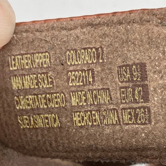 Earth Spirit Gelron 2000 Brown Leather Colorado 2 Adjustable Mule Slip On Shoes - Picture 9 of 10